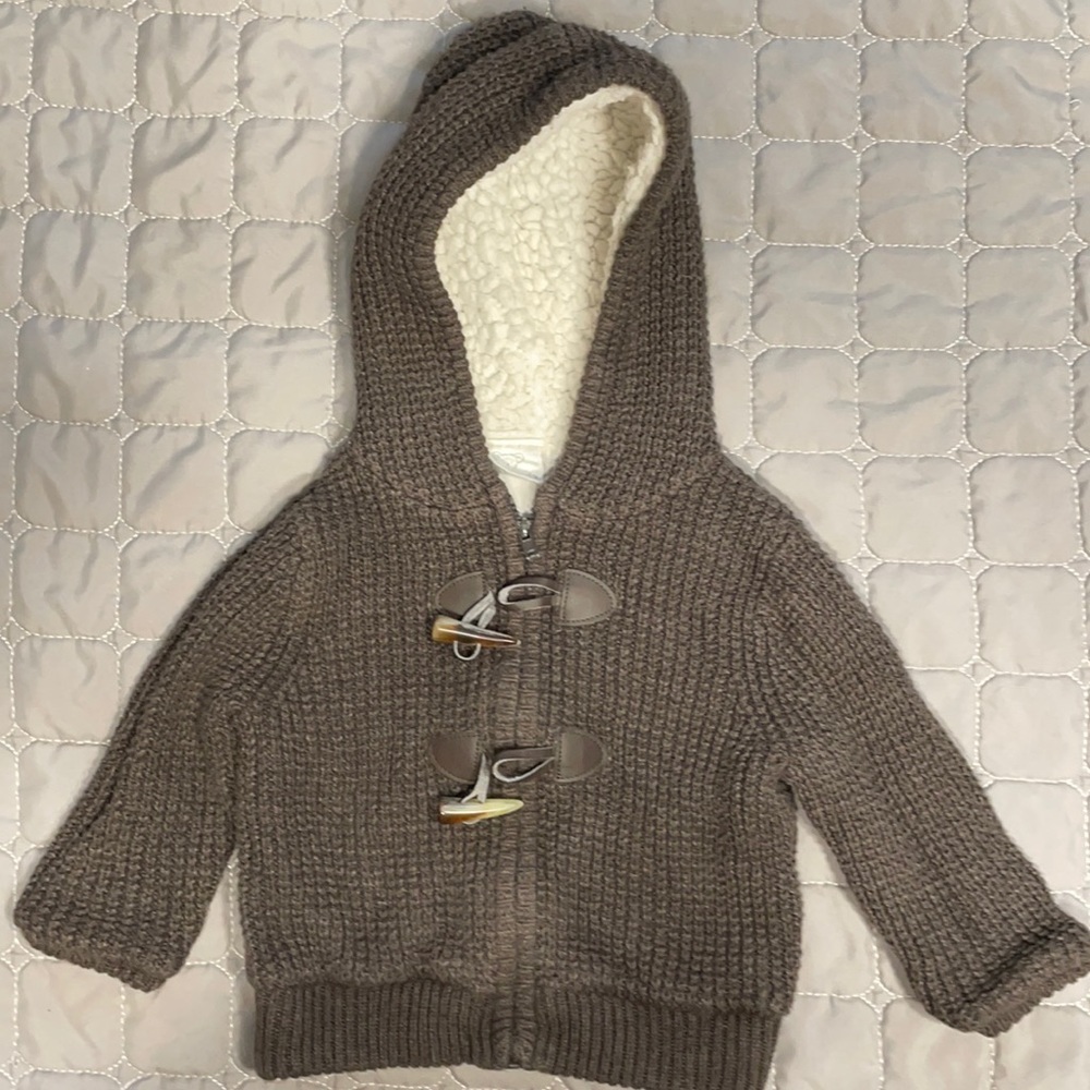 Koala kids sweater with Sherpa hood